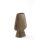Vase Holz braun 20 x 10 x 20 cm